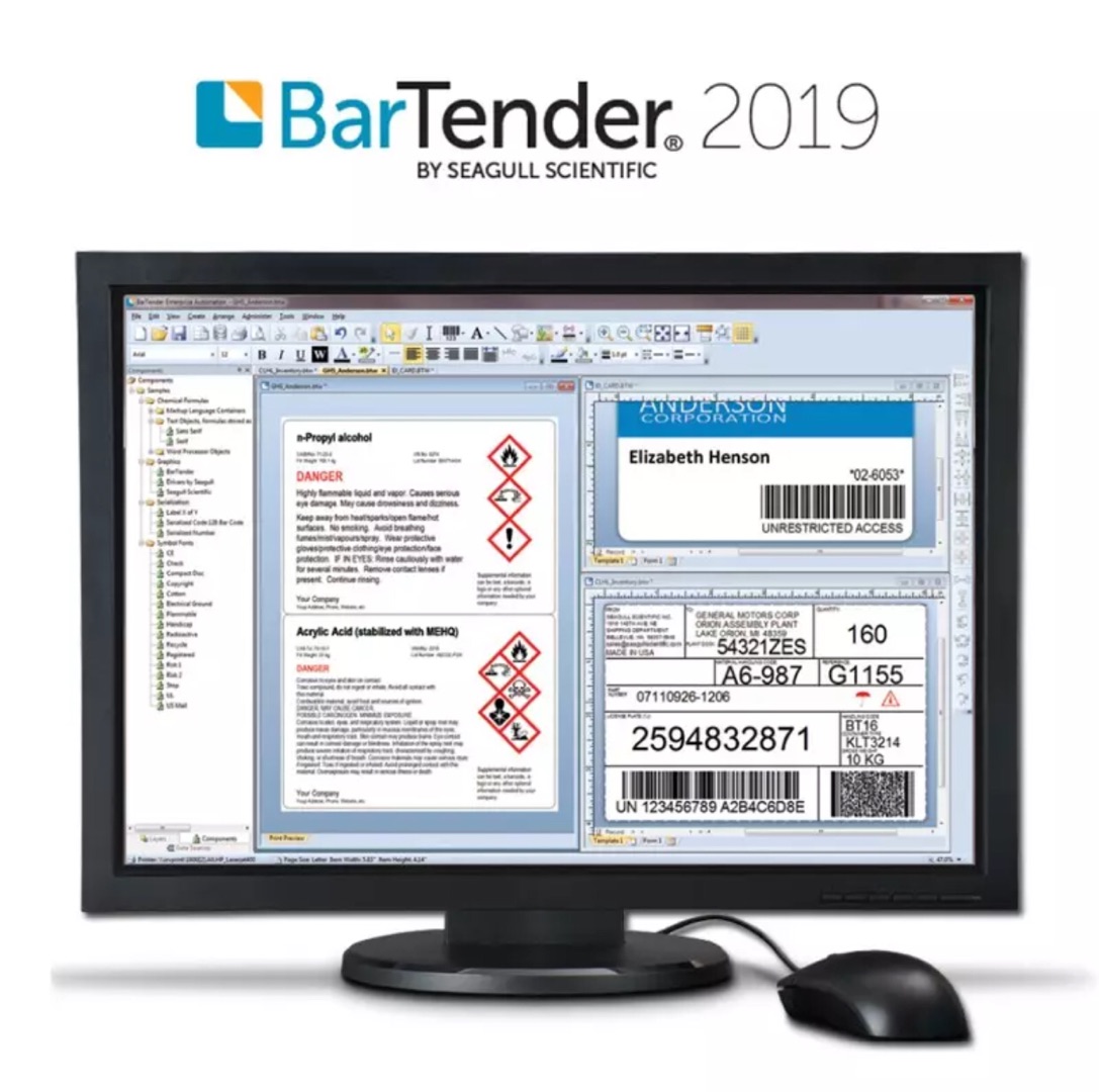 BarTender 2021 标签打印软件